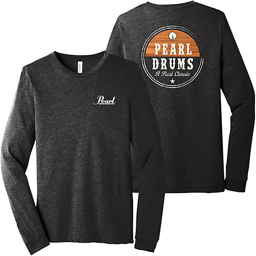 Pearl Bella + Canvas Unisex Triblend Long Sleeve T-Shirt Large