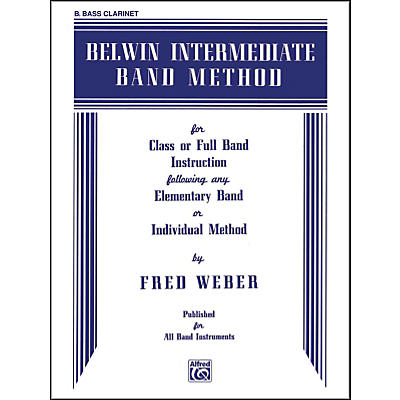 Alfred Belwin Intermediate Band Method B-Flat Bass Clarinet