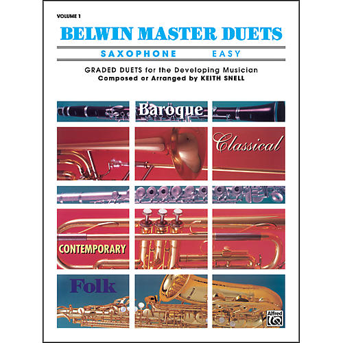Alfred Belwin Master Duets (Saxophone) Easy Volume 1