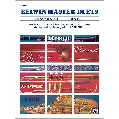 Alfred Belwin Master Duets (Trombone) Easy Volume 1