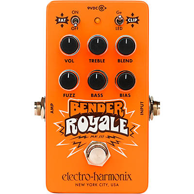 Electro-Harmonix Bender Royale Germanium Fuzz Effects Pedal -