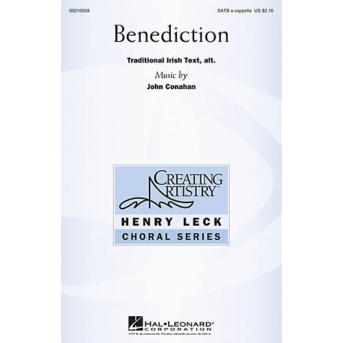 Hal Leonard Benediction SATB a cappella composed by John Conahan