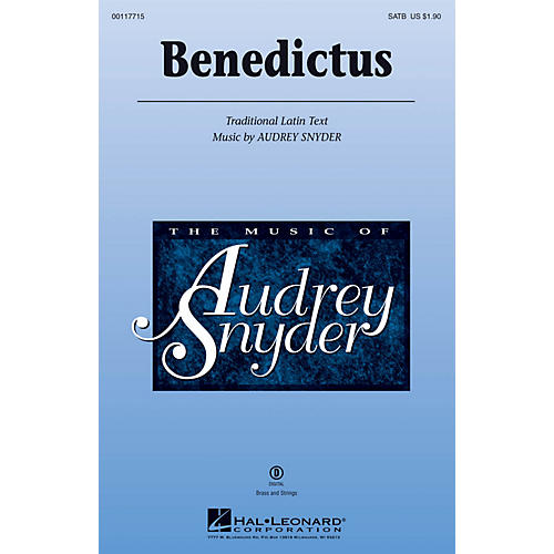 Hal Leonard Benedictus SATB composed by Audrey Snyder