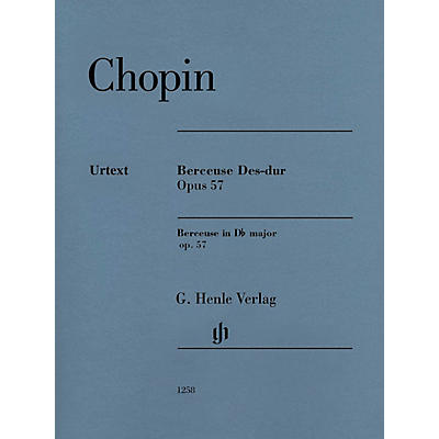 G. Henle Verlag Berceuse in D-flat Major, Op. 57 (Revised Edition) Henle Music Folios Series Softcover