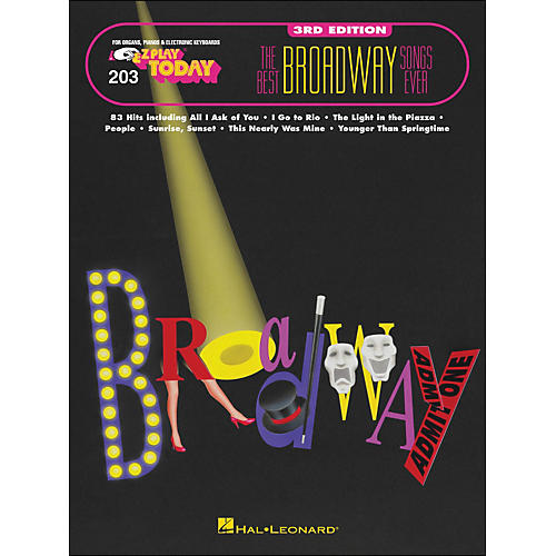 Hal Leonard Best Broadway Songs Ever 3rd Edition E-Z play 203