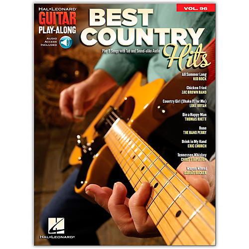 Hal Leonard Best Country Hits Guitar Play-Along Volume 96 Book/Audio Online