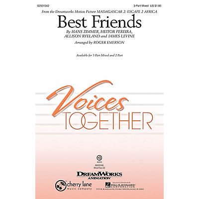 Hal Leonard Best Friends (from Madagascar 2: Escape 2 Africa) ShowTrax CD by will.i.am Arranged by Roger Emerson