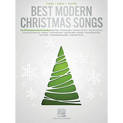 Hal Leonard Best Modern Christmas Songs Piano/Vocal/Guitar Songbook