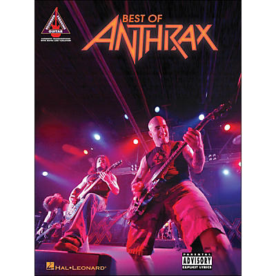 Hal Leonard Best Of Anthrax Guitar Tab Songbook