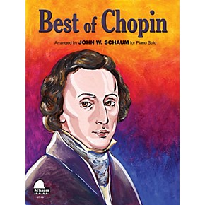 Schaum Best Of Chopin Educational Piano Series Softcover