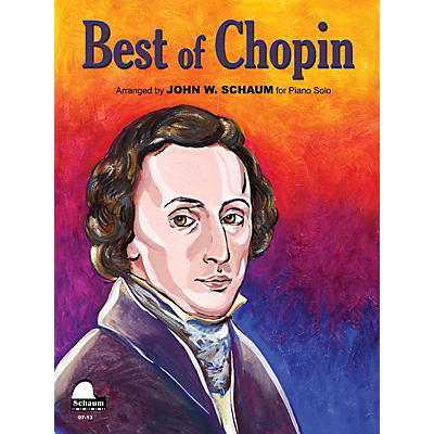 Schaum Best Of Chopin Educational Piano Series Softcover
