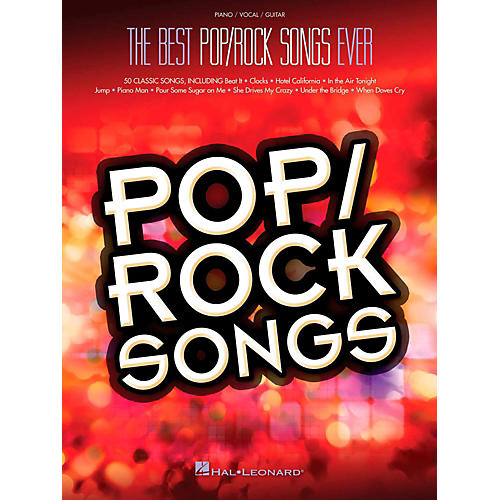 Hal Leonard Best Pop/Rock Songs Ever Piano/Vocal/Guitar Songbook
