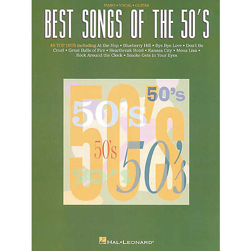 Best Songs Of The 50's Piano, Vocal, Guitar Songbook