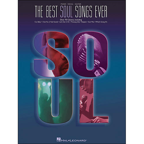 Hal Leonard Best Soul Songs Ever arranged for piano, vocal, and guitar (P/V/G)