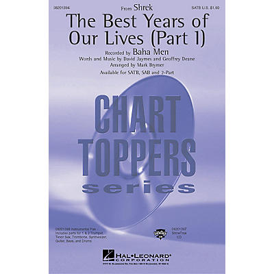 Hal Leonard Best Years of Our Lives (from Shrek) (ShowTrax CD) ShowTrax CD by Baha Men Arranged by Mark Brymer