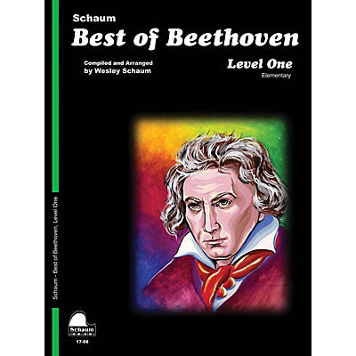 Schaum Best of Beethoven (Level 1 Elem Level) Educational Piano Book by Ludwig van Beethoven