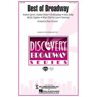 Hal Leonard Best of Broadway (Medley) ShowTrax CD Arranged by Roger Emerson