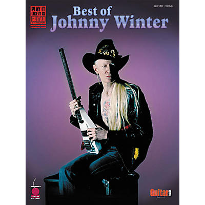 Cherry Lane Best of Johnny Winter Guitar Tab Songbook