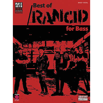Cherry Lane Best of Rancid Bass Guitar Tab Songbook