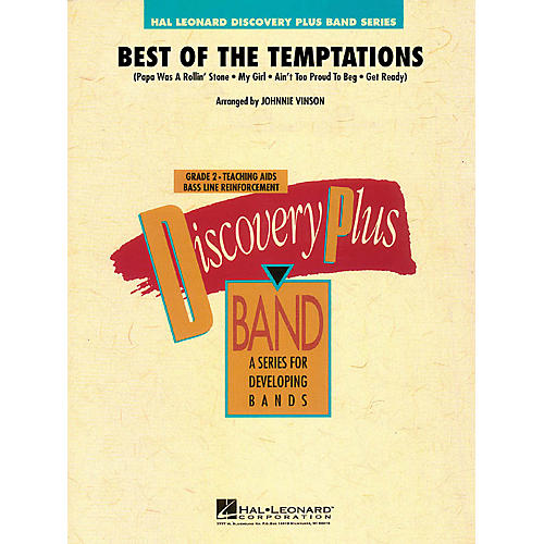 Hal Leonard Best of The Temptations - Discovery Plus Band Level 2 arranged by Johnnie Vinson