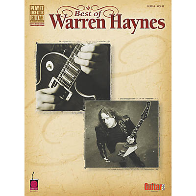 Cherry Lane Best of Warren Haynes Guitar Tab Songbook