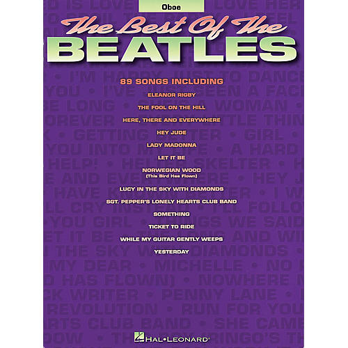 Best of the Beatles for Oboe Chart Series Book Performed by The Beatles