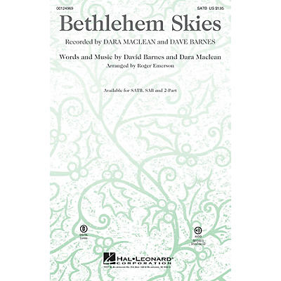 Hal Leonard Bethlehem Skies 2-Part Arranged by Roger Emerson