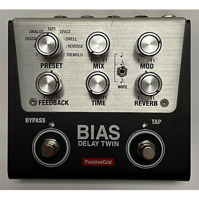 Positive Grid Bias Delay Twin Effect Pedal