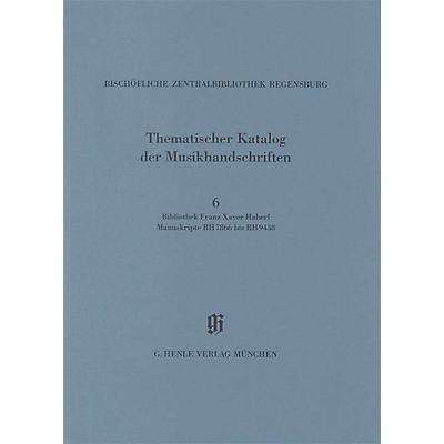 G. Henle Verlag Bibliothek Franz Xaver Haberl Henle Books Series Softcover