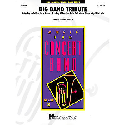 Hal Leonard Big Band Tribute Full Score Concert Band