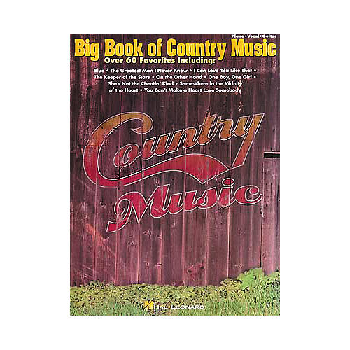 Big Book of Country Music Piano/Vocal/Guitar Songbook