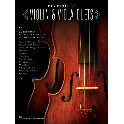 Hal Leonard Big Book of Violin & Viola Duets String Duet Series Softcover