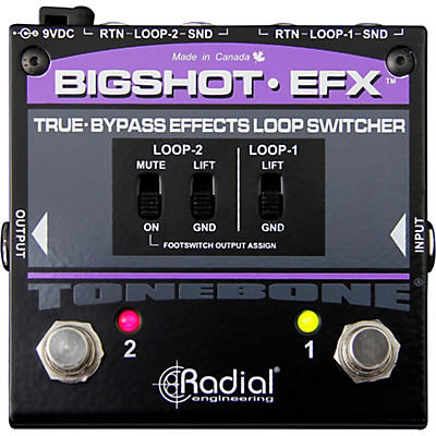 Radial Engineering BigShot EFX Effects Loop Switcher Pedal