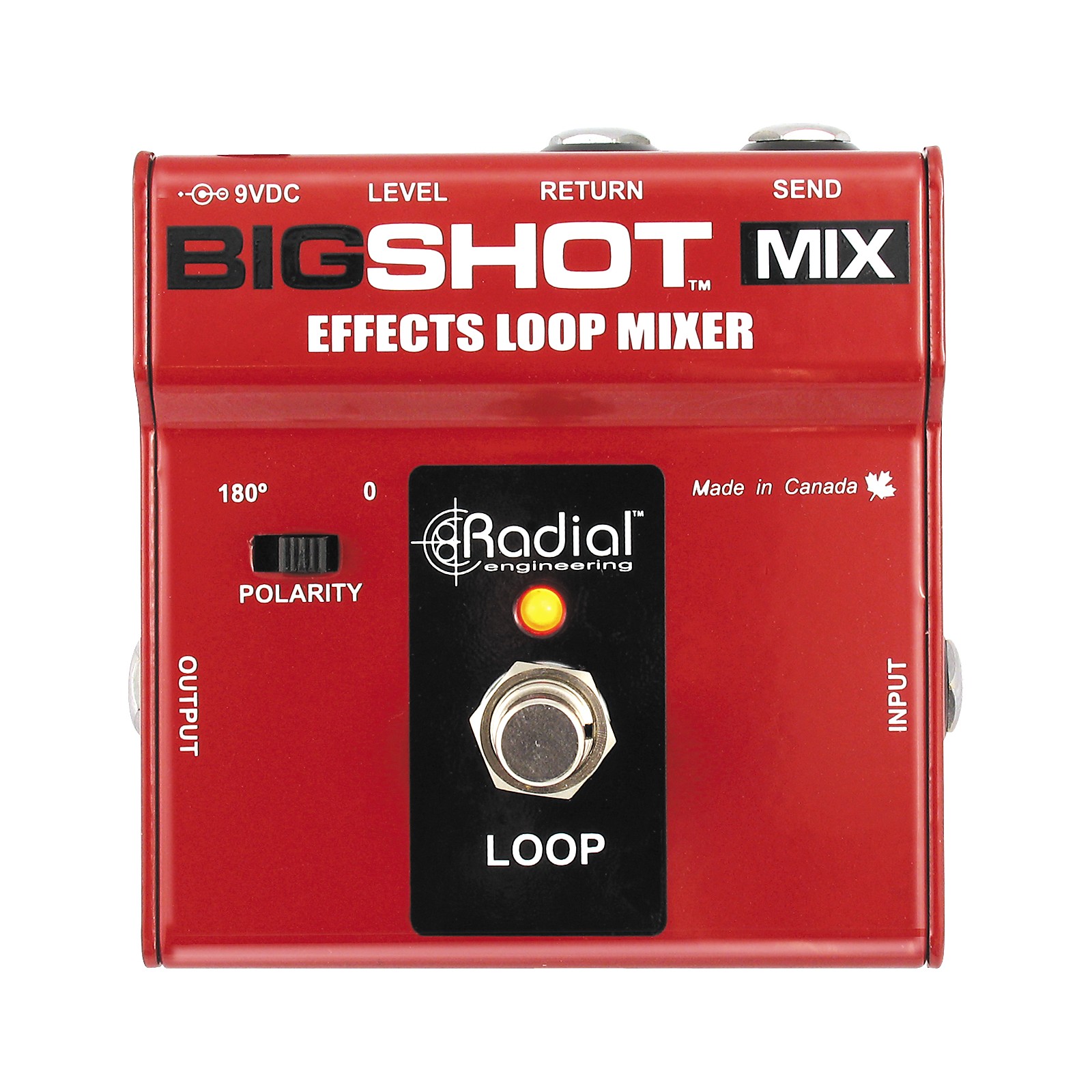 Radial Engineering BigShot MIX Effects Loop Mixer Musician's Friend