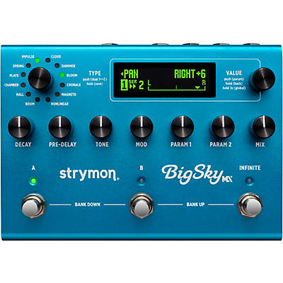 Strymon BigSky MX Reverb Workstation Effects Pedal