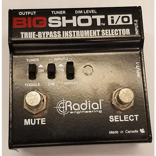 Bigshot I/O True Bypass Selector Pedal