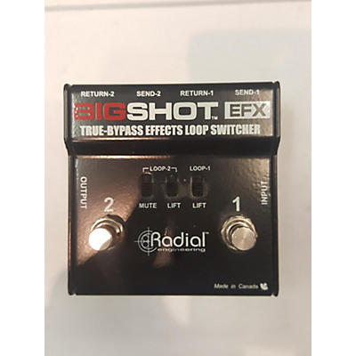 Radial Engineering Bigshot True Bypass FX Loop Switcher Pedal