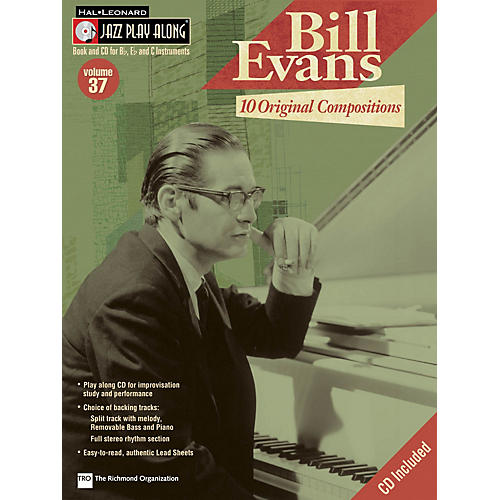 Bill Evans: 10 Original Compositions Jazz Play Along Series Softcover with CD Performed by Bill Evans