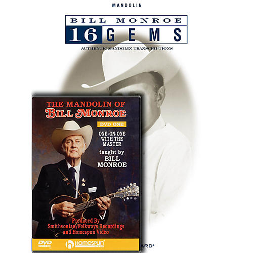 Bill Monroe Mandolin Pack Homespun Tapes Series Softcover with DVD Performed by Bill Monroe