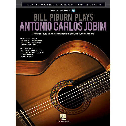Bill Piburn Plays Antonio Carlos Jobim Guitar Solo Series Book/Audio Online