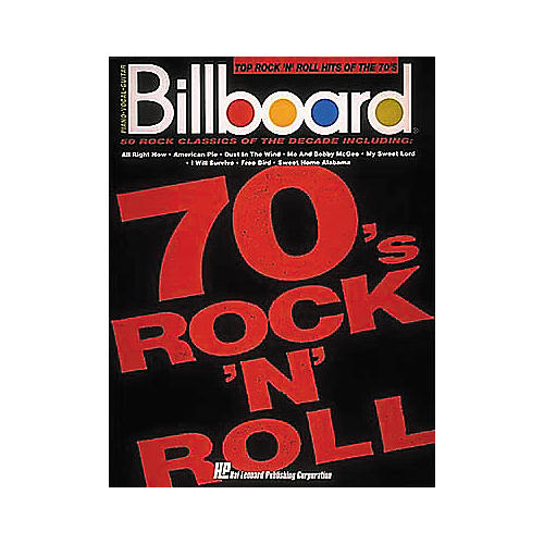 Billboard Top Rock 'n Roll Hits of the 70's (Songbook)