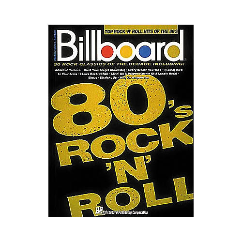 Billboard Top Rock 'n Roll Hits of the 80's (Songbook)