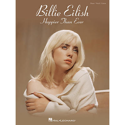 Hal Leonard Billie Eilish - Happier Than Ever Piano/Vocal/Guitar Songbook