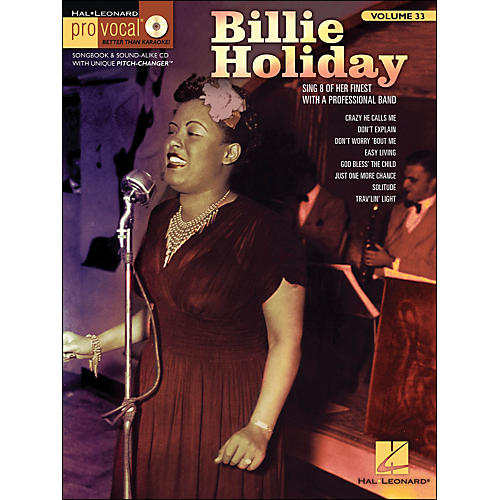 Hal Leonard Billie Holiday Pro Vocal Songbook & CD for Female Singers Volume 33