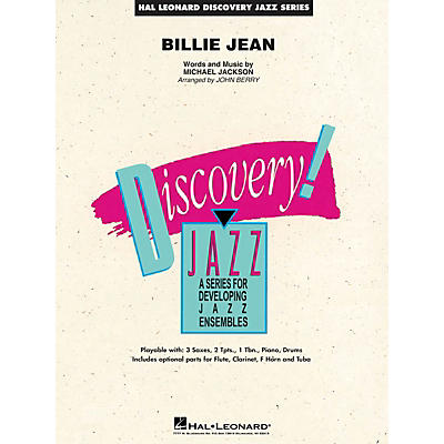 Hal Leonard Billie Jean Jazz Band Level 1.5 by Michael Jackson Arranged by John Berry