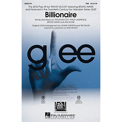 Hal Leonard Billionaire (featured in Glee) ShowTrax CD by Glee Cast Arranged by Adam Anders