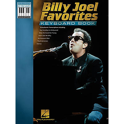 Hal Leonard Billy Joel Favorites Keyboard Book Keyboard Recorded Versions Series Softcover Performed by Billy Joel