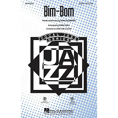 Hal Leonard Bim-Bom SATB arranged by Kirby Shaw