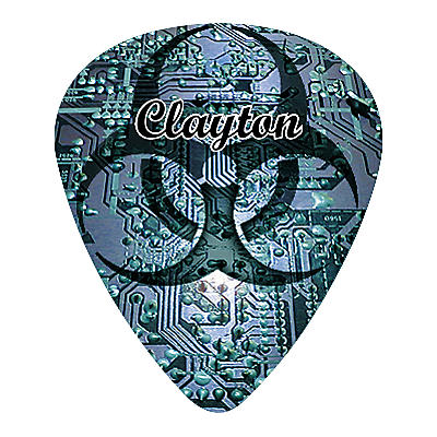Clayton Bio Hazard Guitar Pick Standard