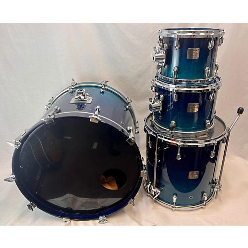 Yamaha Birch Custom Absolute Nouveau Drum Kit sea blue fade